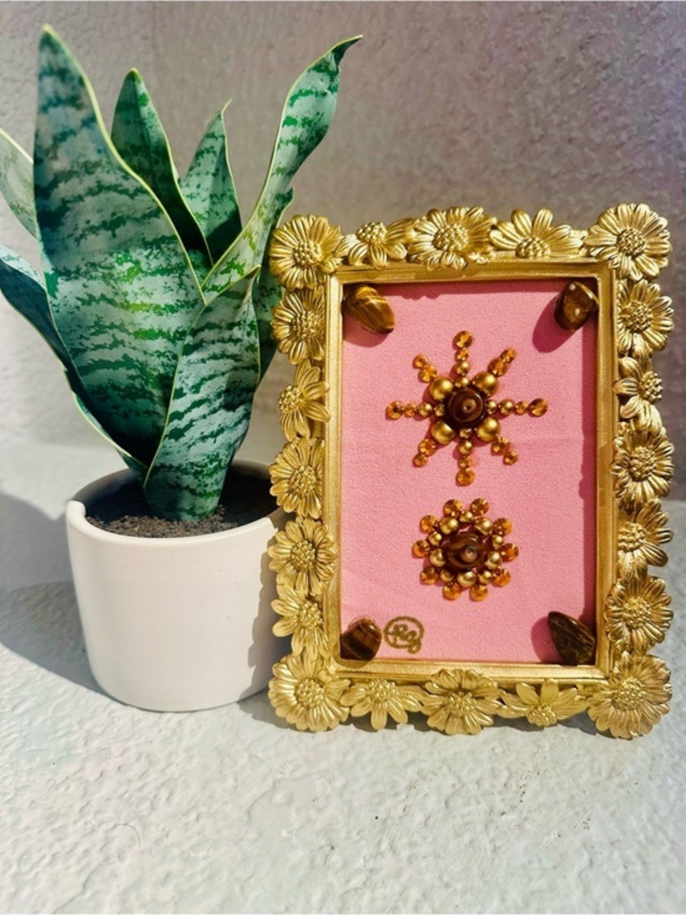 Handmade Reversible Mixed Media Shadow Box Art